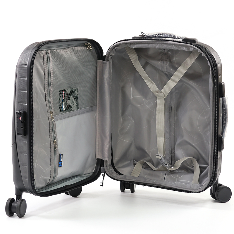 314A-1 Factory Wholesale Modern 20/24/28 Inch ABS Hardside Spinner Trolley Suitcase Light Weight Waterproof 3-Pcs Luggage Set Simple - 图片 7