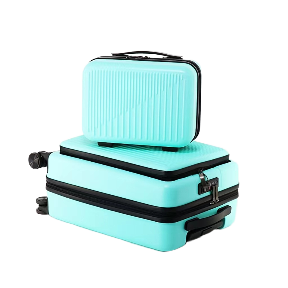 X088 Wholesale Modern Style Large Capacity Spinner Function Suitcase Multifunctional Trolley Case Front Opening Travel Luggage - 图片 2