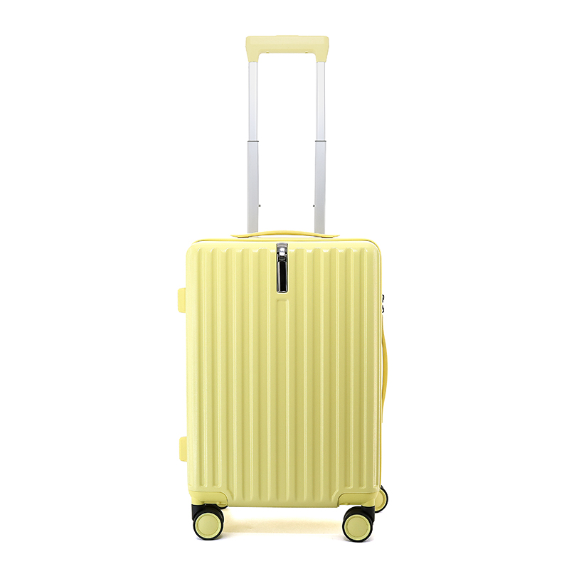 X076-P Dong Guan Shi Hao Luggage Wholesale 20 Inch Ivory ABS+PC Unisex Luggage 360° Spinner Wheels Convenient Carry-Ons - 图片 2