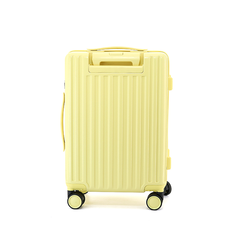 X076-P Dong Guan Shi Hao Luggage Wholesale 20 Inch Ivory ABS+PC Unisex Luggage 360° Spinner Wheels Convenient Carry-Ons - 图片 5