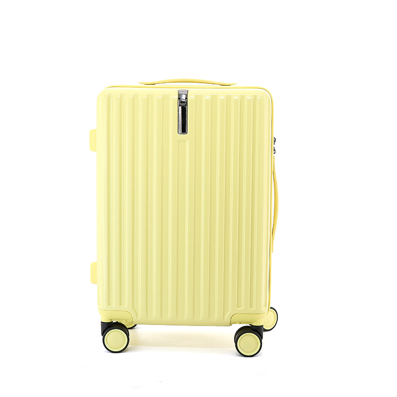 X076-P Dong Guan Shi Hao Luggage Wholesale 20 Inch Ivory ABS+PC Unisex Luggage 360° Spinner Wheels Convenient Carry-Ons - 图片 6