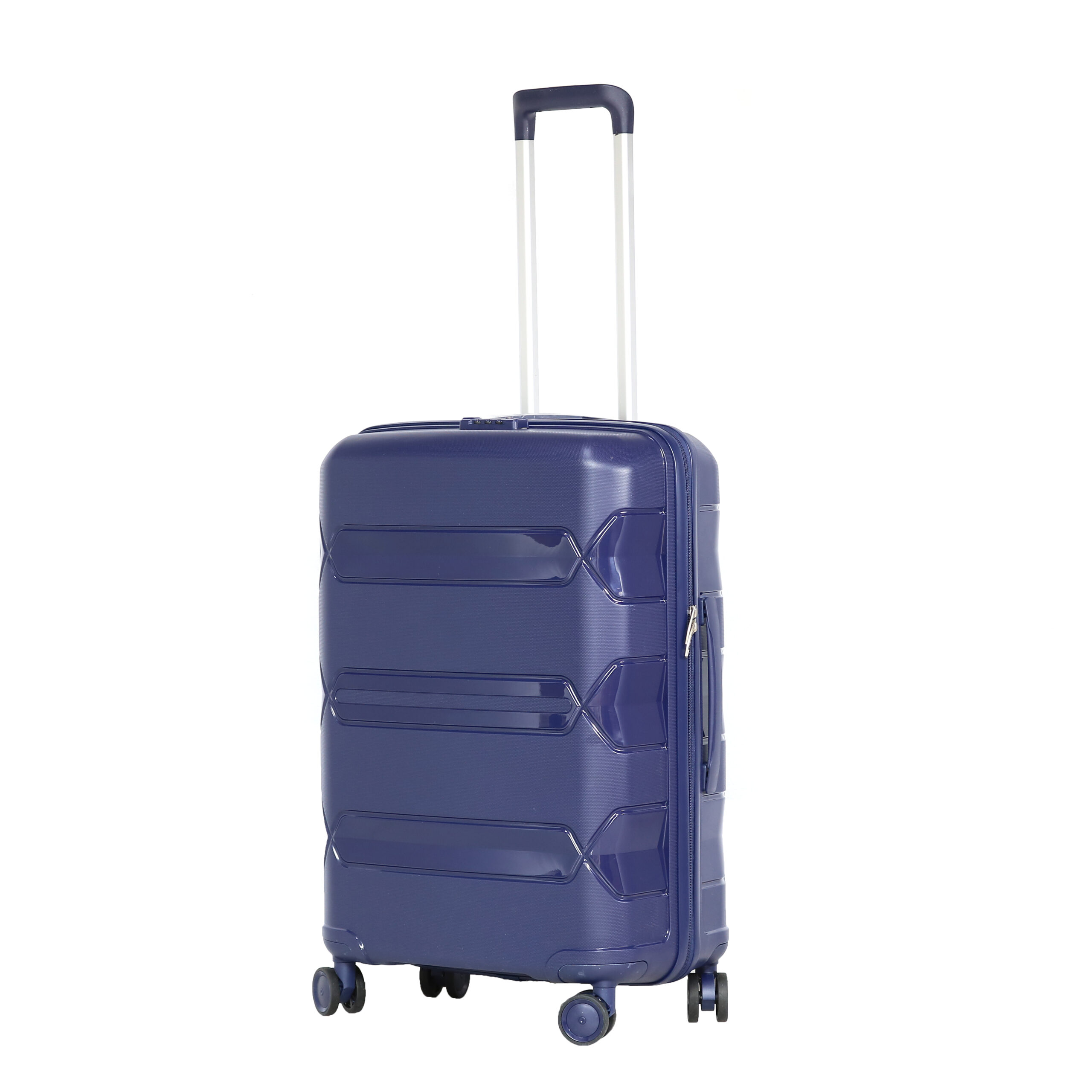 X107-Z Wholesale New Trend Customizable Colors PP Luggage 20 24 28 Inch Travel Trolley Bags 4 Wheel Luggage Suitcase Luggage Sets - 图片 3