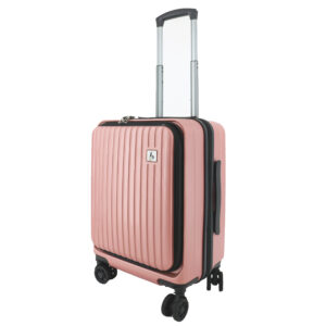X153 Hot Wholesale Universal Light ABS+PC Luggage Business Boarding Carry on Trolley Front Pocket Wholesale Business Boarding Case