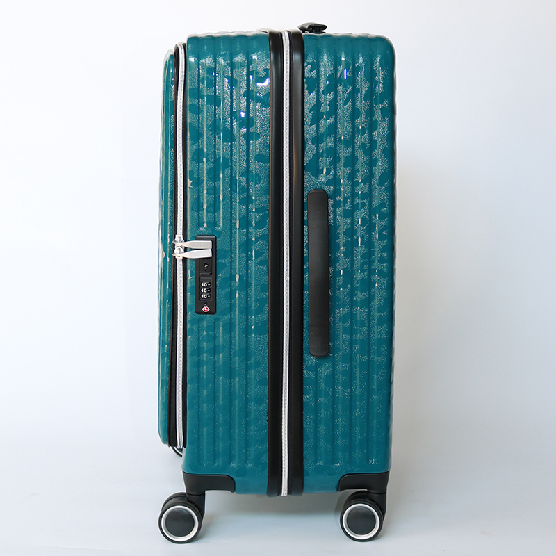 X156 Hot Wholesale Universal Light ABS+PC Luggage Business Boarding Carry on Trolley Front Pocket Wholesale Business Boarding Case - 图片 6