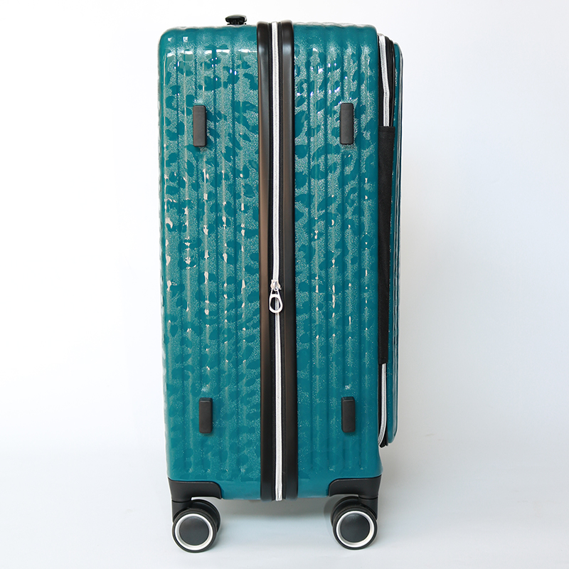 X156 Hot Wholesale Universal Light ABS+PC Luggage Business Boarding Carry on Trolley Front Pocket Wholesale Business Boarding Case - 图片 5