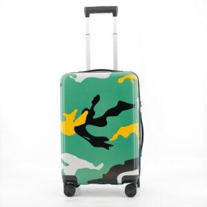 X090 Wholesale Aluminum Air-traveling Fabric Lightweight Large Capacity Rolling Carry-on Business Travel Luggage