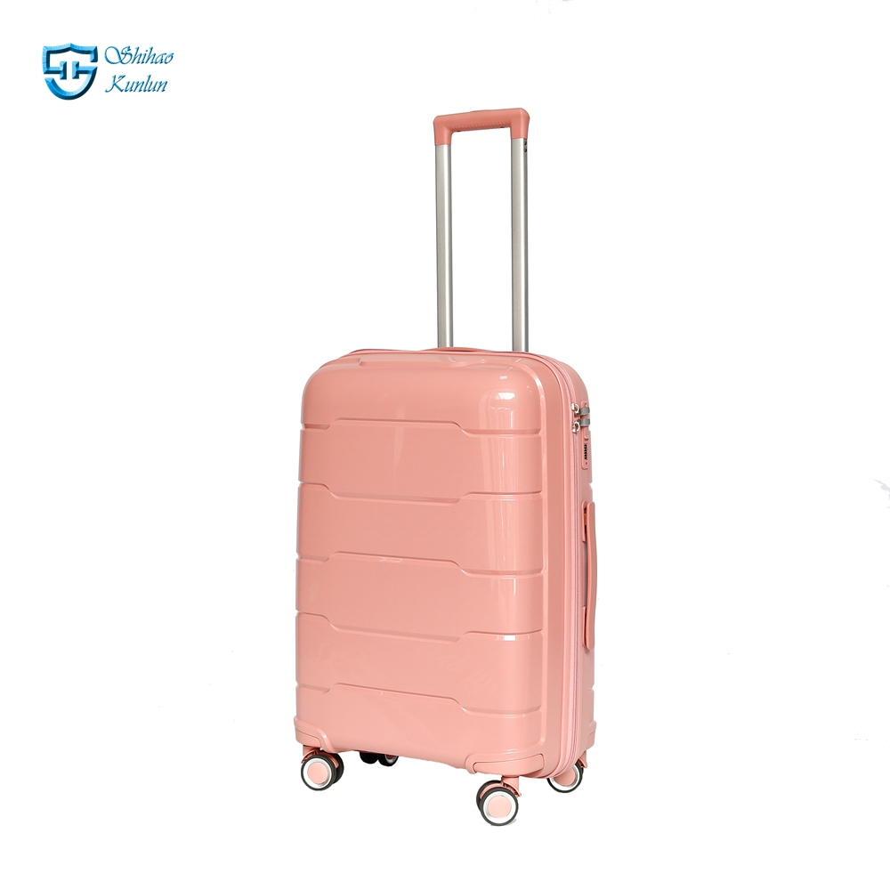 X131 PP Trolley Luggage Travel Bags Suitcase or Luggage for Men and Women's Kids Family Travel Bags Trolley Luggage Set 20/24/28 Inch - 图片 3