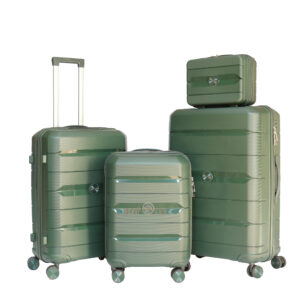 X133 Wholesale Large Capacity Material PP Suitcase Travel Luggage Bag 3 Pieces Trolley Luggage Set Suitcase Factory
