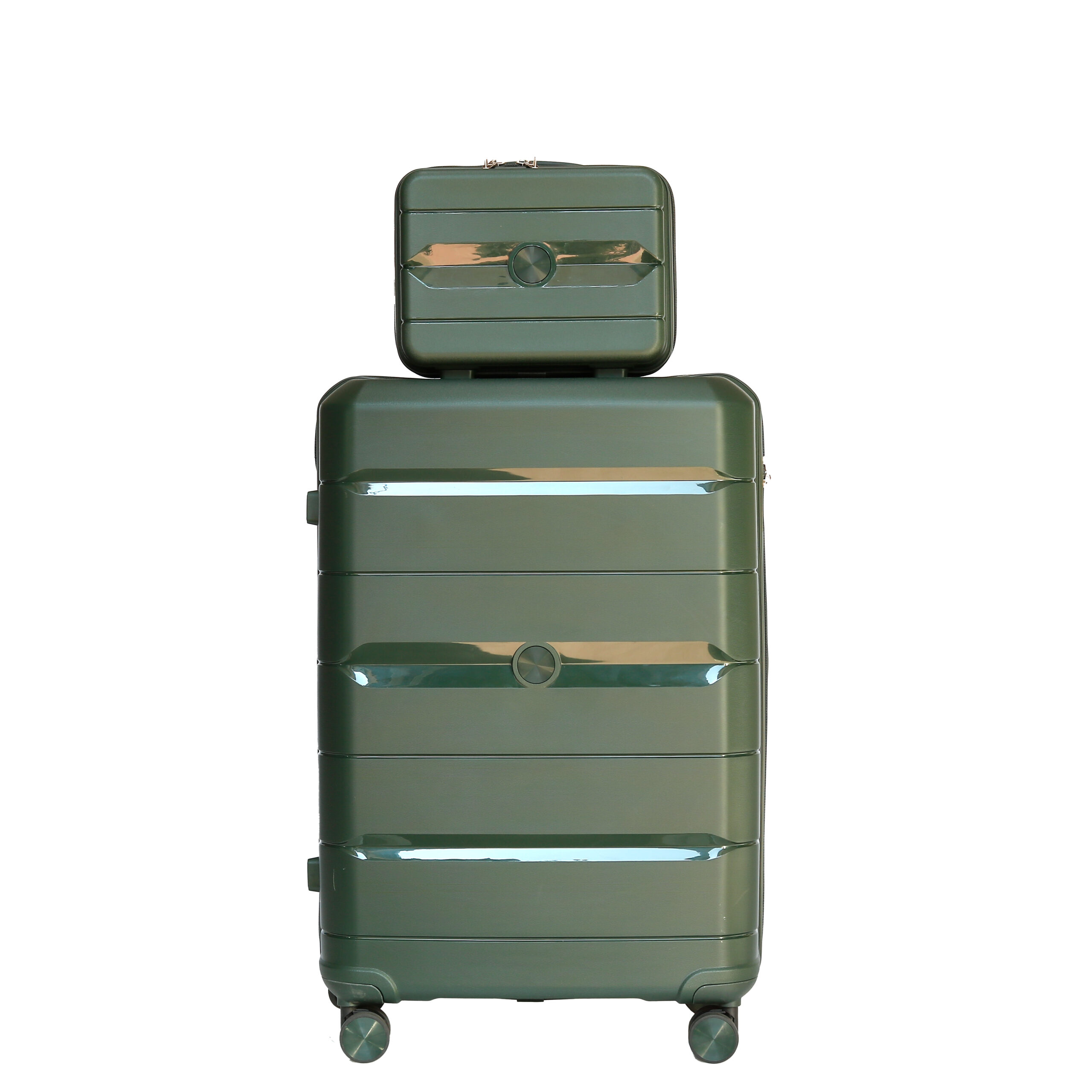 X133 Wholesale Large Capacity Material PP Suitcase Travel Luggage Bag 3 Pieces Trolley Luggage Set Suitcase Factory - 图片 2