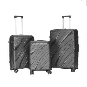 X134 Large Capacity 20/24/28inch Customized Pp Luggage Set Lightweight Suitcase Long Distance Travel Zipper Hard Shell Trolley Case