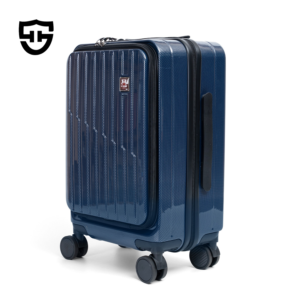 6001 New Designer Trolley Luggage Colorful Printed ABS+PC Suitcase Sets Front Open With Travel Luggage 3 Piece Set - 图片 6