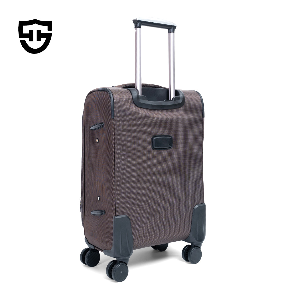 1027 Custom Durable Oxford Luggage Set Unisex Travel Business Carry-on Suitcase Sets 4 Pcs With Combination Lock - 图片 2