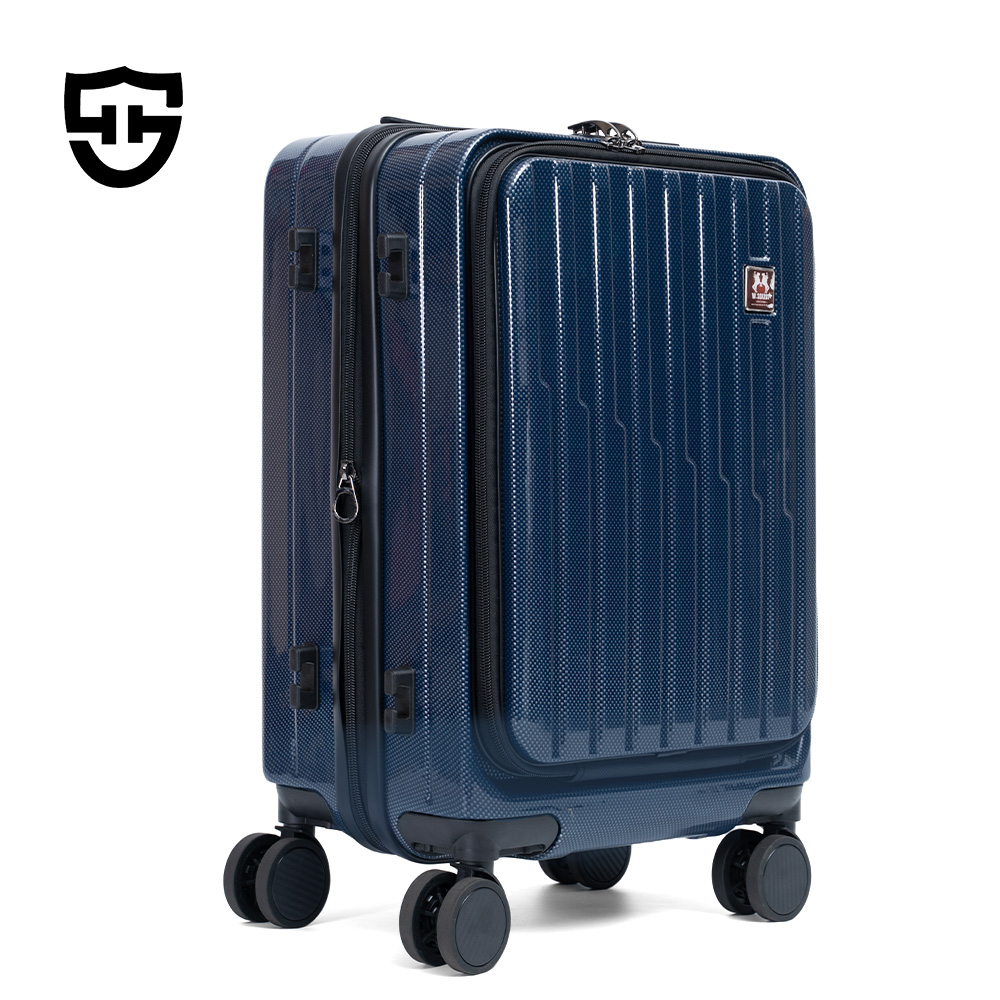 6001 New Designer Trolley Luggage Colorful Printed ABS+PC Suitcase Sets Front Open With Travel Luggage 3 Piece Set - 图片 5