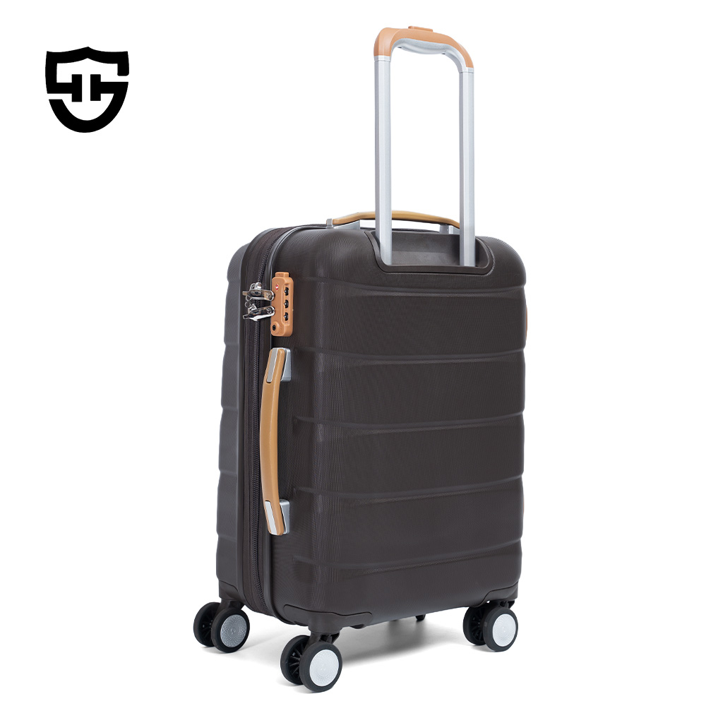 1028 Waterproof Durable ABS Luggage Set Pink Travel Trolley Bags Luggage 3 Pcs Sets Fashionable Hard Side Spinner Suitcase - 图片 2