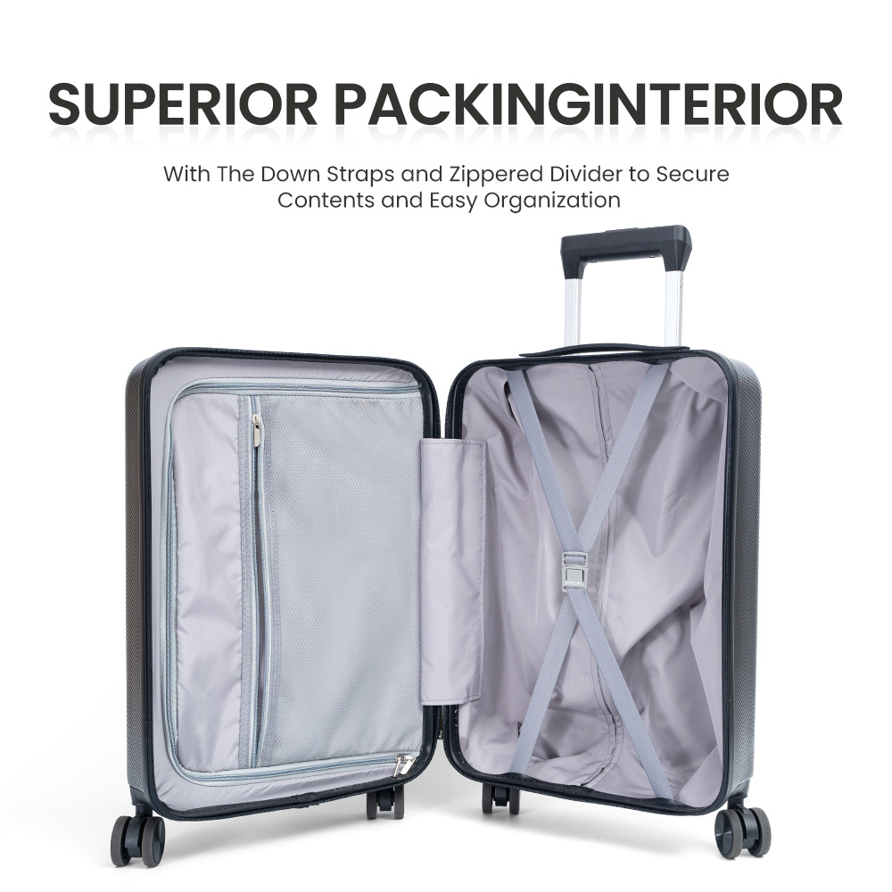 1029 Wholesale Great Quality Large Capacity Luggage Sets Trolley case Front Opening Suitcase Travel Boarding case Trolley Luggage - 图片 3