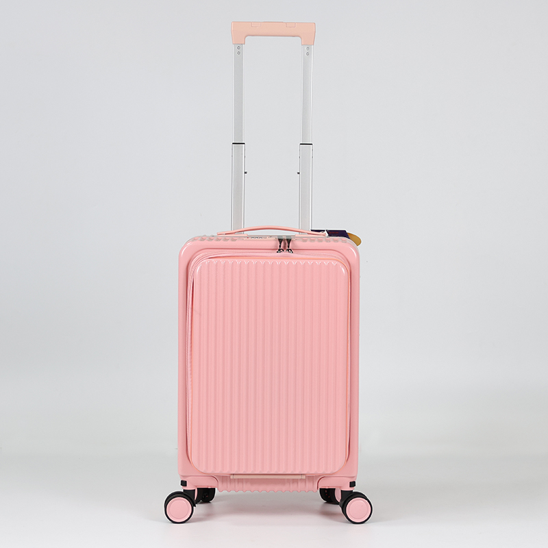 SHQ08 SHIHAO Travel Carry On Luggage, Noble Zipperless Aluminum Frame PC Hard Shell Suitcase,Airline Approved, 360° Spinner Wheels Luggage - 图片 2