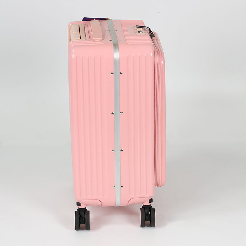 SHQ08 SHIHAO Travel Carry On Luggage, Noble Zipperless Aluminum Frame PC Hard Shell Suitcase,Airline Approved, 360° Spinner Wheels Luggage - 图片 5