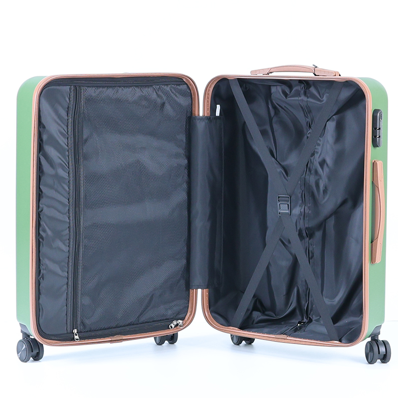 6004 Luggage Set Unisex ABS Material Trolley Bag Luggage Sets Fashionable Waterproof Durable 4 Wheels for Travel - 图片 6