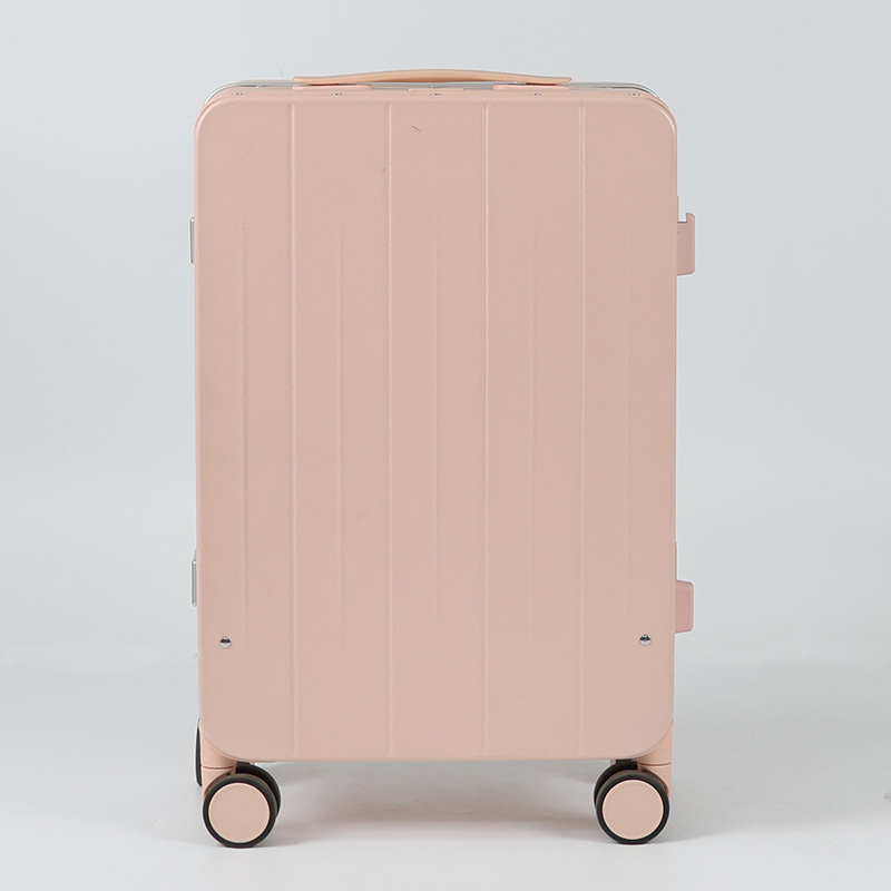 SHJK05 New Arrival Unisex Large Size Hard Shell Cabin Luggage Front Opening Portable Carry-On Suitcase with TSA Lock for Girl - 图片 3