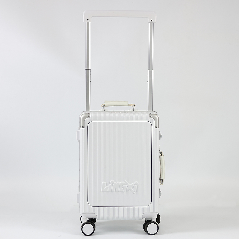 SHJK04 Fashionable BSCI Spinner 4 Wheels Trolley Bag Luggage Set PC Material With TSA Lock Unisex Luggage for Travel - 图片 3