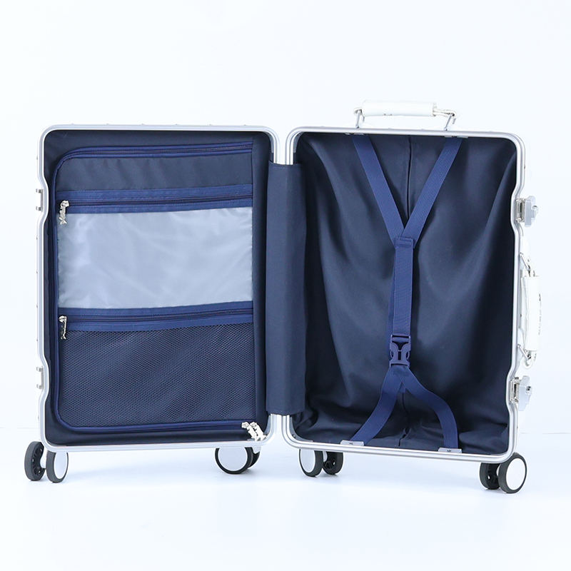 SHJK04 Fashionable BSCI Spinner 4 Wheels Trolley Bag Luggage Set PC Material With TSA Lock Unisex Luggage for Travel - 图片 6