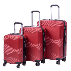 SHB01 Large Capacity ABS Hardshell Luggage Sets 3pcs Hardside Lightweight Durable Suitcase Sets Spinner Wheels Suitcase
