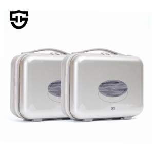 1015 Eco-friendly Lightweight Waterproof ABS Unisex Makeup Travel Storage Organizer Trolley Case with Zipper Closure