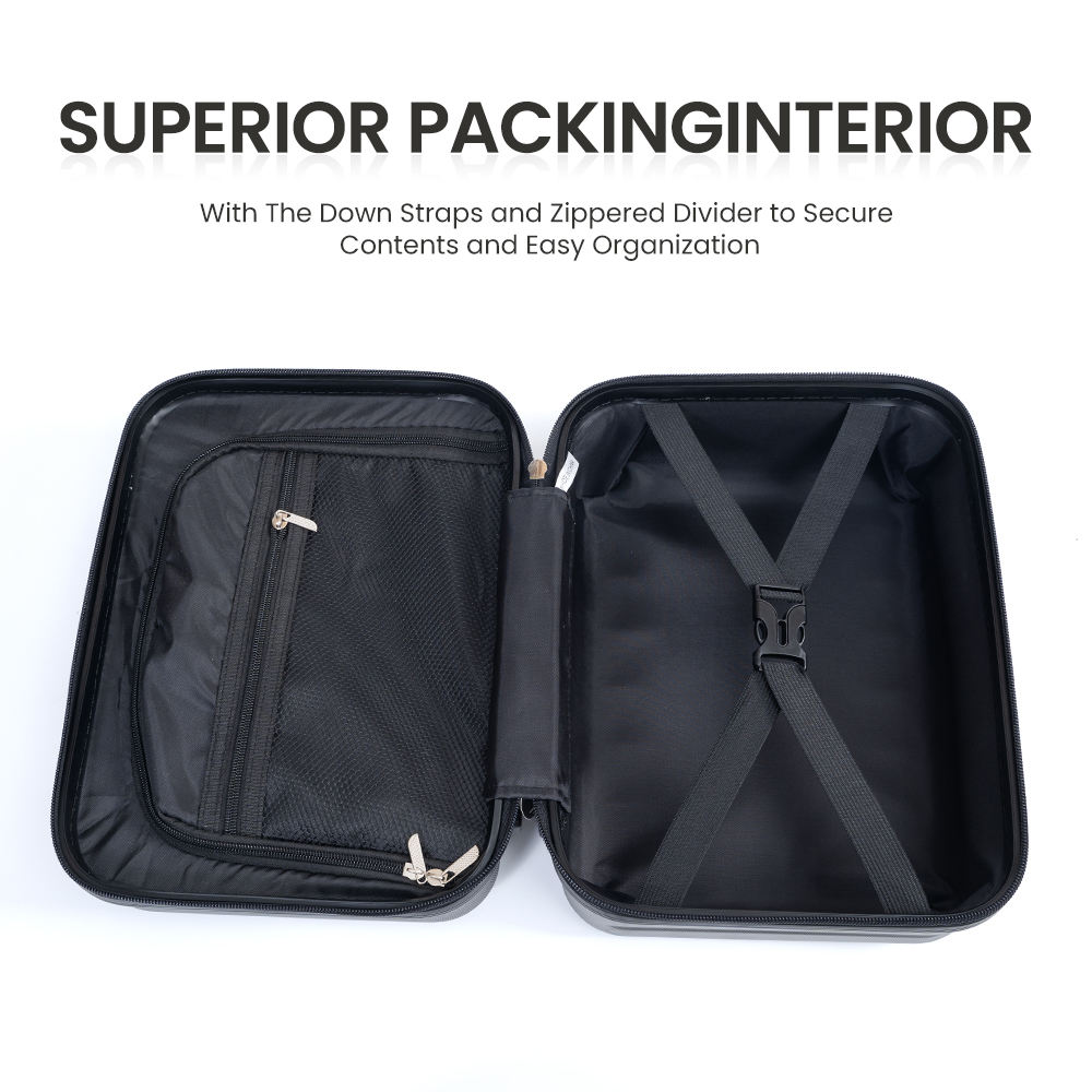 1102 Fashionable Mini Suitcase Bag Cosmetic Bags Cases Makeup Travel Case Hard Unisex Travel Carrying Suitcase - 图片 6