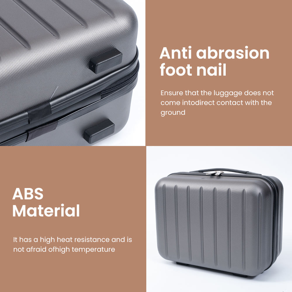 1102 Fashionable Mini Suitcase Bag Cosmetic Bags Cases Makeup Travel Case Hard Unisex Travel Carrying Suitcase - 图片 4