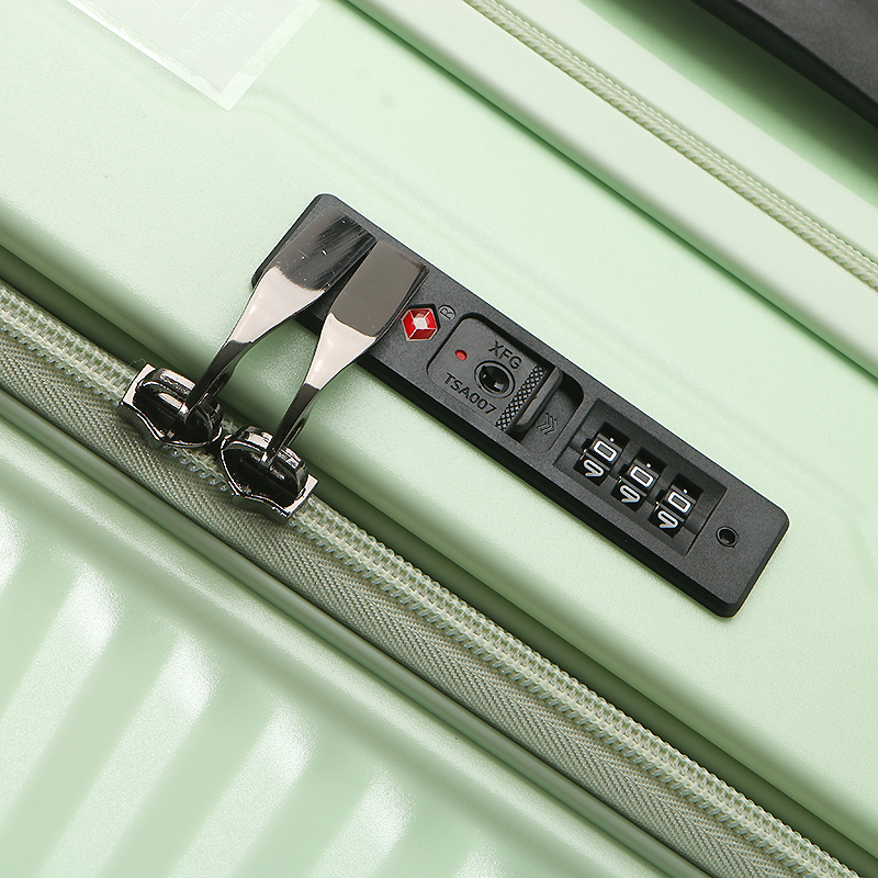 RQ118 Hot Wholesale Universal Light ABS+PC Luggage Business Boarding Carry on Trolley Front Pocket Wholesale Business Boarding Case - 图片 3