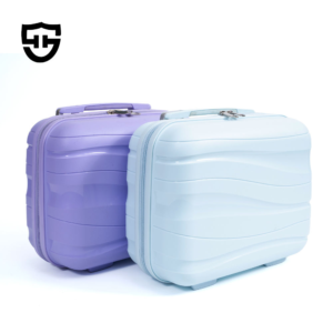 1101 Luggage Mini Purple Cosmetic Case Women Beauty Makeup Hard Shell Storage Bag Organizer Travel Case Carrying Suitcase